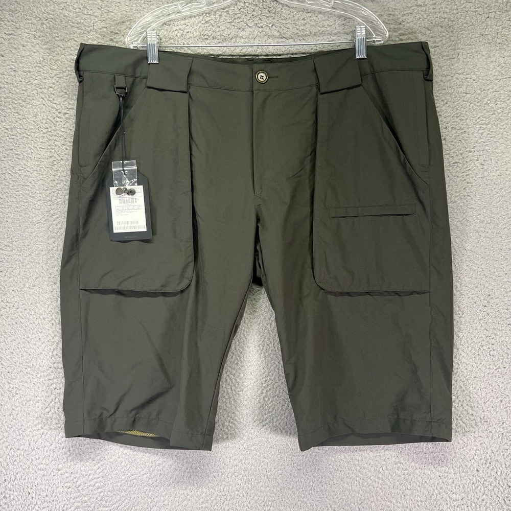 Beretta Shorts Mens 3XL Green Chino Bermuda Quick Dry Stretch Hiking Outdoors
